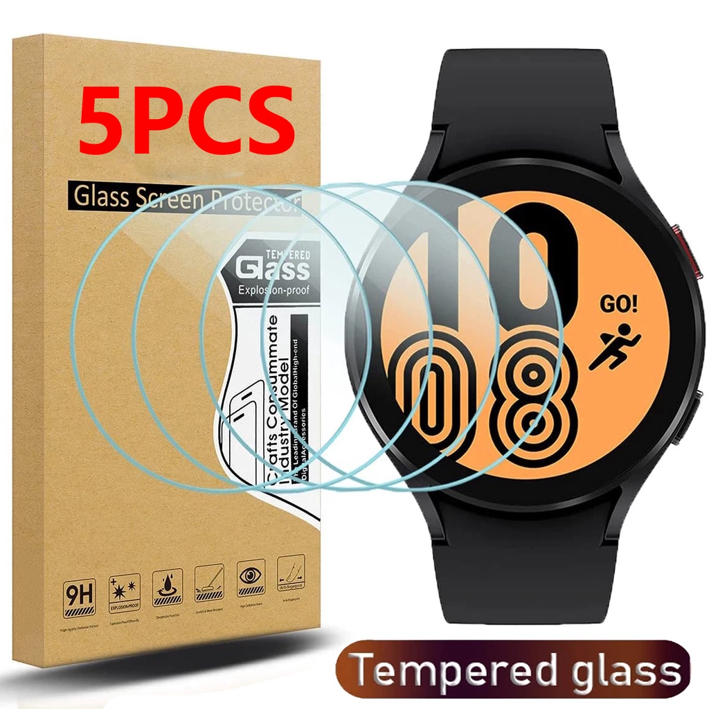 สําหรับ Samsung Galaxy Watch 3 4 Classic 5 5 Pro สมาร์ทวอทช์ กระจกนิรภัย ป้องกันหน้าจอ ป้องกันรอยขีดข่วน ฟิล์มป้องกัน