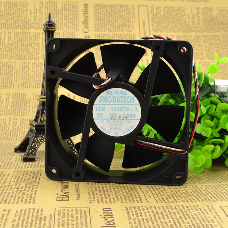YY JIM COOLING FAN 12CM 12V 1.50A 123-12HBTA-3 12 CM