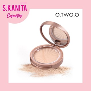 แป้งฝุ่นอัดแข็ง ควบคุมความมันระหว่างวัน O.TWO.O Rose Gold Compact Powder