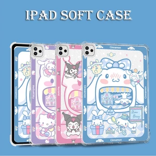 เคส TPU พร้อมช่องใส่ปากกา สําหรับ iPad 9th 8th 7th iPad Air 5 Air 2 Air3 Air4 9.7 iPad 9 7 gen8 gen9 Air3 Air4 Mini 1 2 3 4 5 6 iPad