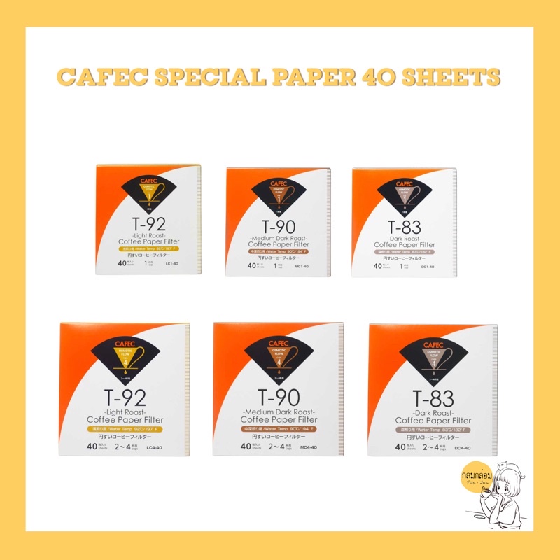 CAFEC Specialty Paper Filter 40sheets🇯🇵