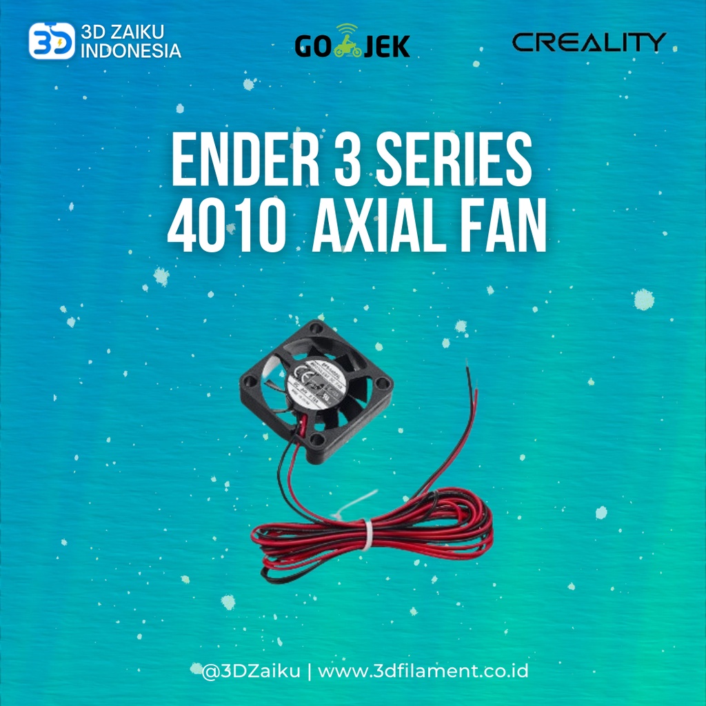 เครื่องพิมพ์ 3D Creality Ender 3 ดั้งเดิม 4010 Axial Fan
