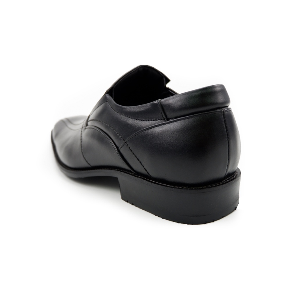 MANWOOD รองเท้าคัชชู หนังแท้ รุ่น DE264-51 สีดำ