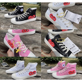 รองเท้าCONVERSE JACK PURCELL X COMME DES GARCONS PLAY OX sz.36-44 เบา ใส่สบาย รองเท้าผู้ชาย-หญิง รองเท้าแฟชั่น