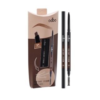 (OD703) Odbo ดินสอเขียนคิ้ว Slim Shape Eyebrow Auto Pencil