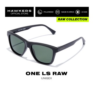 Hawkers Polarized แว่นตากันแดด Eco One Ls Raw เลนส์โพลาไรซ์ ป้องกัน Uv400 สีดํา สําหรับผู้ชาย และผู้หญิง ผลิตในประเทศสเปน Holr21Betp