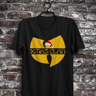 เสื้อยืด ลาย Wutang Xmas Clan Once Upon a Time in Shaolin RZA สไตล์วินเทจS-5XL