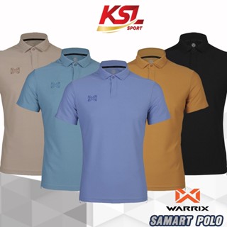 ใหม่!! WARRIX เสื้อโปโลวอริกซ์สีล้วน รุ่น SMART POLO (WA-221placl32) วาริกซ์สมาร์ทโปโล เหลือง/ทอง/ฟ้า/กากี/ดำ