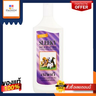 สลิคกี้แชมพูบำรุงสุนัขผิวแห้งคัน 350ซีซีSLEEKY SHAMPOO DAY SKIN AND ITCH 350 CC