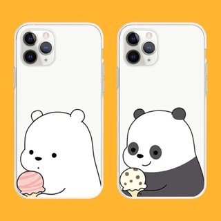 We Bare Bears~เคสไอโฟน iPhone 12 14 pro เคส 13 11 pro max phone case 7 8 se2020 iPhone 7plus 8พลัส Xr Xs X cover 8plus