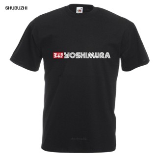 Yoshimura เสื้อยืดคอกลม แขนสั้น พิมพ์ลายรถจักรยานยนต์ไรเดอร์ แฟชั่นฤดูร้อน สําหรับผู้ชายS-5XL