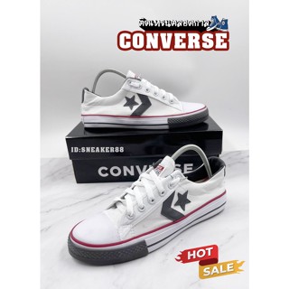 ✨สินค้าขายดี ✨Converse One Star ☑️สวยแท้100% รองเท้าคอนเวิร์ส รองเท้าทำงาน รองเท้าผ้าใบข้อสั้น ส่งตรงจากโรงงาน