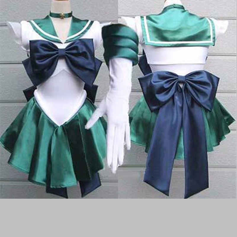 Top Quality Japan Sailor Moon Cosplay Costume Moon Dress For Adult Fancy Halloween Fancy  Carnival Costume Dress - C #4
