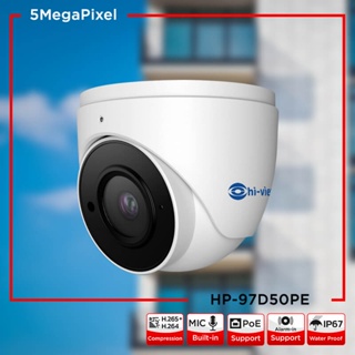 Hi-view กล้องวงจรปิด ระบบ IP Camera รุ่น HP-97D20STPE ระยะไกลถึง 30 เมตร