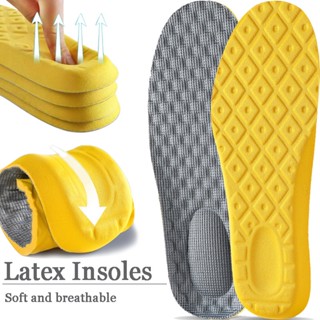 1Pair Soft Memory Foam Insoles Sport Support Insert Feet Care Shoe Latex Pad Mesh Breathable Orthopedic Running Insole for Women Men