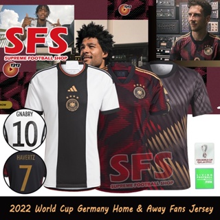 【SFS】เสื้อกีฬาแขนสั้น ลายทีมชาติฟุตบอล WC Germany Jersey 2022 ชุดเหย้า S-4XL คุณภาพสูง สําหรับผู้รักษาประตู