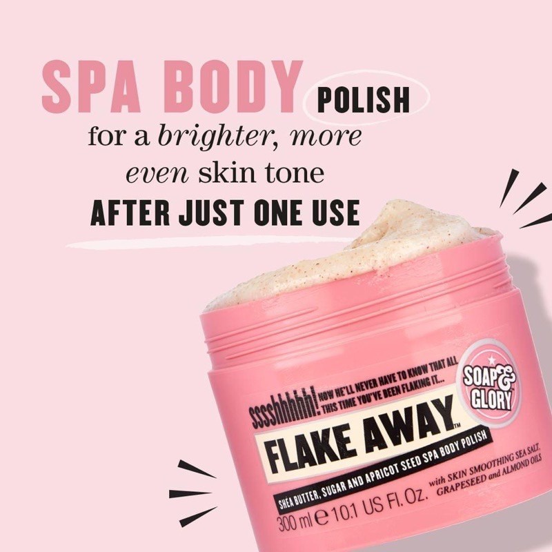 ลดเพิ่ม 60 ของแท้ Soap and Glory Flake Away Body Scrub Soap Glory โซพ ...