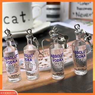 Creative Drink Bottle Pendant Women Drop Dangle Hook/Clip Earrings Jewelry Gift