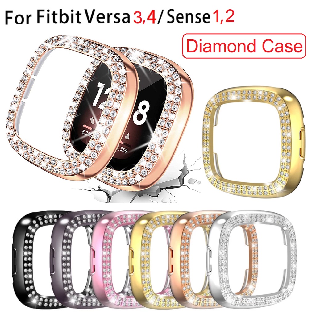 เคสโทรศัพท์มือถือ PC แข็ง น้ําหนักเบา ป้องกันรอยขีดข่วน สําหรับ Fitbit Versa 4 Fitbit Sense 2 Fitbit