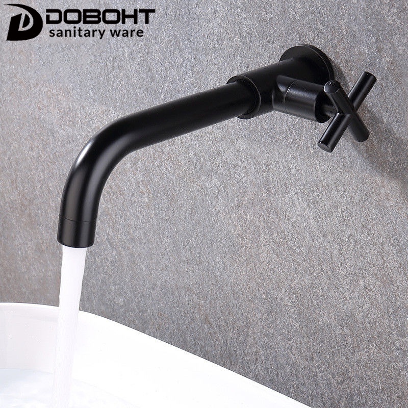Doboht ก๊อกน้ําอ่างล้างหน้า สเตนเลส 304 360 องศา สีดํา CT109SS-BL ราคา ถูกที่สุด ดีลบีเคเค