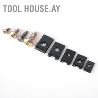 Tool House.Ay ชุดอุปกรณ์เสริม คลิปเหล็กคาร์บอน U และสกรู 170 ชิ้น พร้อมกล่องเก็บ