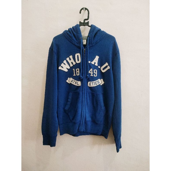 WHO.AU เสื้อฮู้ดมือสอง ( Benhur Blue)