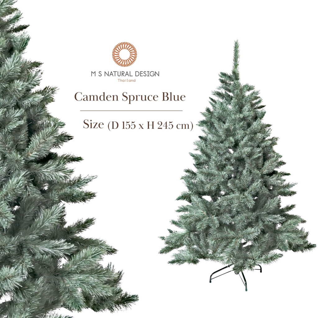CDS-NB245 Camden Spruce Blue 8' (D 155 x H 245 cm) - Artificial Christmas Tree ต้นคริสต์มาส