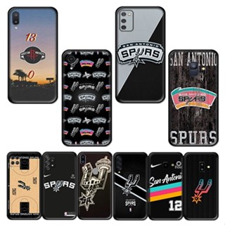 เคสโทรศัพท์มือถือแบบนิ่ม ลายโลโก้ san antonio spurs NBA สําหรับ Samsung Galaxy A51 A52 A71 A72 A81