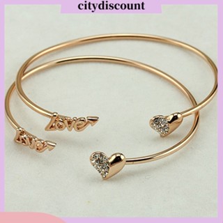 &lt;citydiscount&gt;  กำไล Banquet Jewelry Cuff Opening เครื่องประดับสำหรับสตรี