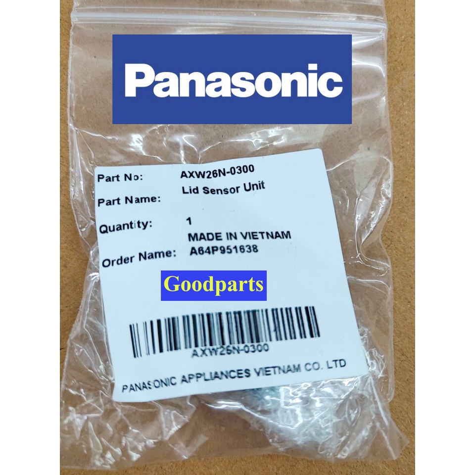 เซ็นเซอร์ฝาถัง เครื่องซักผ้า LID Sensor Unit  Panasonic  อะไหล่ ของแท้ รุ่นใหม่มีซีลกันความชื้นทนกว่