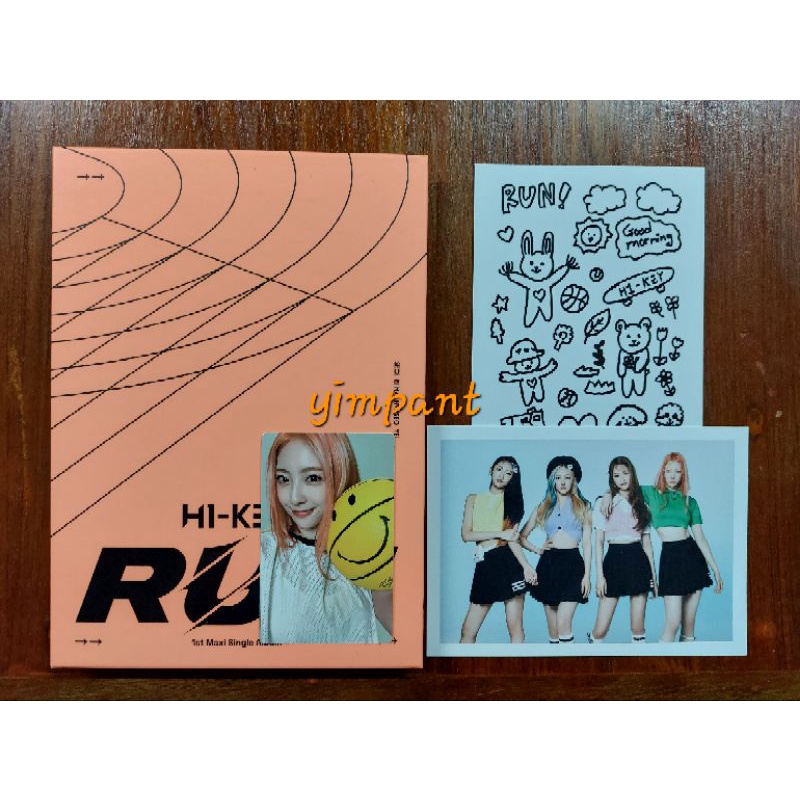 อัลบั้ม+การ์ด Riina วง H1-KEY พร้อมส่ง