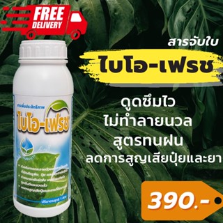 🍀ไบโอ-เฟรช 🍀สารเพิ่มประสิทธิภาพสูตรเข้มข้นขนาด  1 ลิตร สารจับใบสำหรับชีวภัณฑเข้มข้นทุกหยด เกาะติดทุกอณู 🍀🌵คุมไข่แมลง🦗🐛🐛