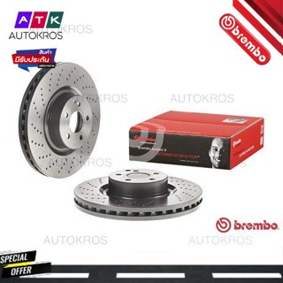 จานเบรคหน้า BENZ S-CLASS W220 S55 AMG S600 2002-2005 C215 CL55 AMG CL600 1999-2006 D09 C943 11  BREMBO