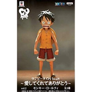 Luffy ของแท้ JP แมวทอง - Cry Heart Banpresto [โมเดลวันพีช]