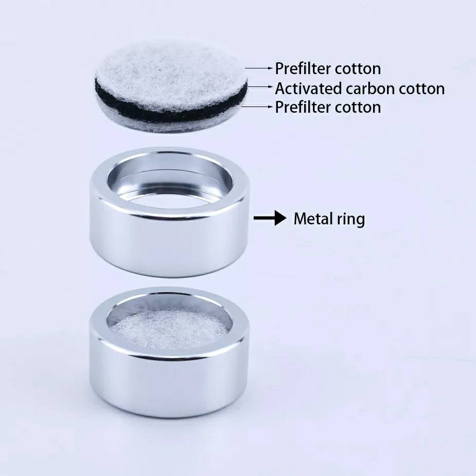 เมาส์พีช อลูมิเนียม ฟิลเตอร์ Mouthpiece aluminum Carbon Filter Mouse Peach Filter - รูปที่ 2