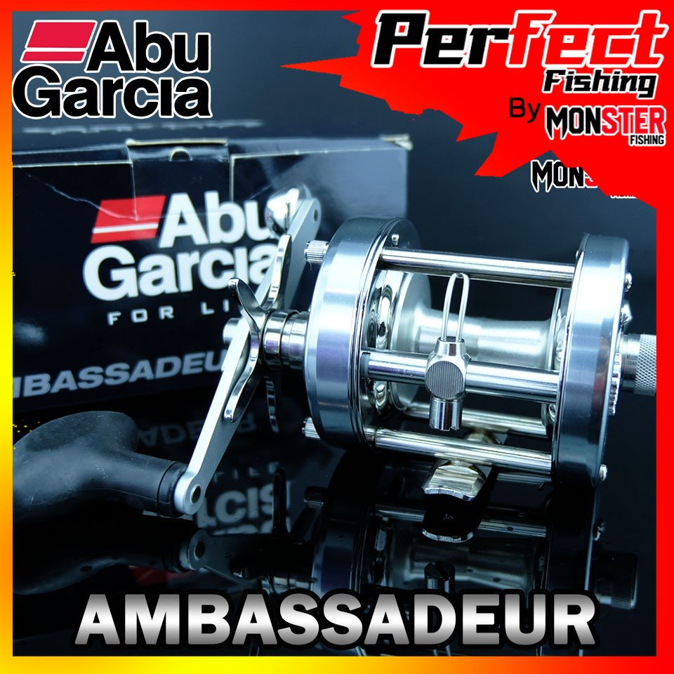 รอกตกปลาอาบู ABU GARCIA AMBASSADEUR ROCKET 6500CL STEEL GREY