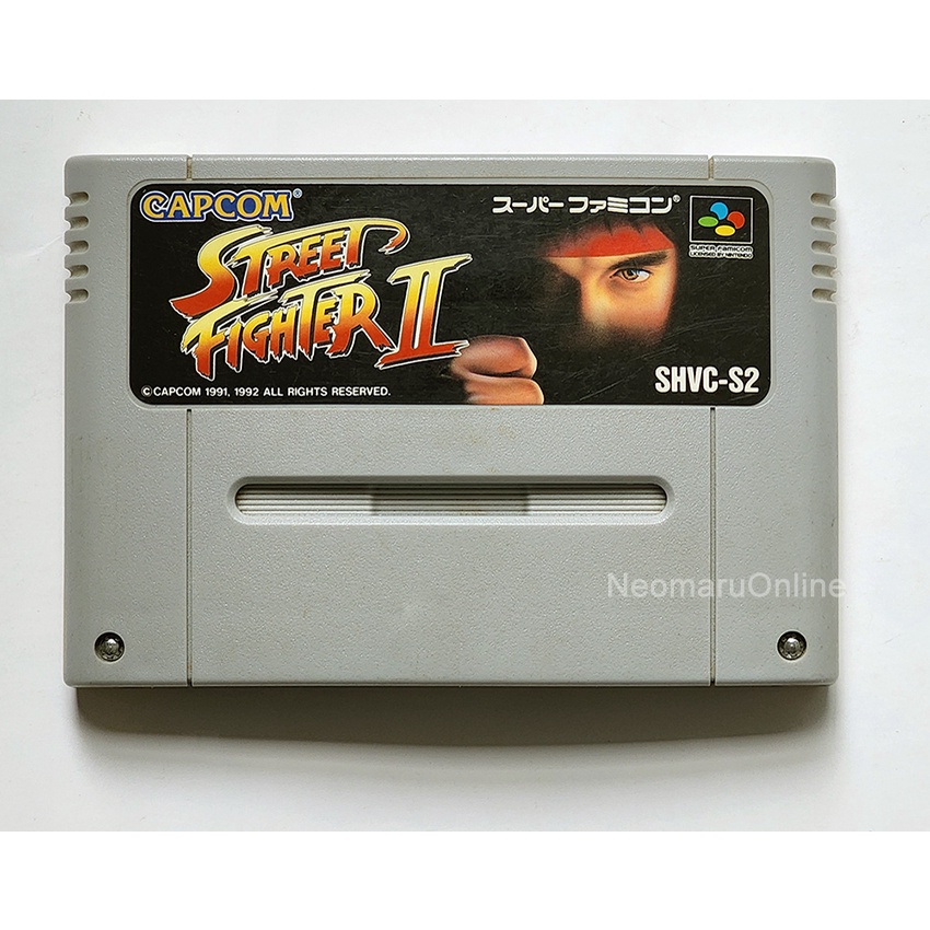 ตลับเกม แท้ Street Fighter 2 ของ Super Famicom (SFC)