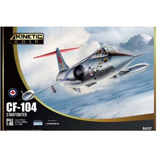 Aircraft Model Kinetic Model 1/48 KI-K48127 CF-104 Starfighter