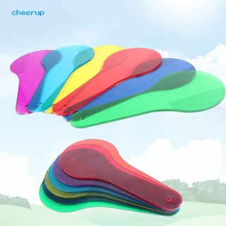 Cheerup 6 ชิ้น / เซต ฟิลเตอร์แสงใส ฟิล์มสี อุปกรณ์ทดลองทางกายภาพ สําหรับเด็ก