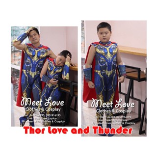 ชุดแฟนซีเด็ก ชุดซุปเปอร์ฮีโร่ ชุดธอร์ Costume Cosplay Thor Love and Thunder Superhero