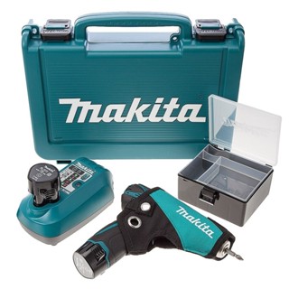 DF330DWE Makita สว่านไขควงไร้สาย 10.8V. ขนาด 3/8″ (10 มิล) มือบิด 24/14 N.m 2 สปีด (พร้อมแบต 2 ก้อน / แท่นชาร์จ 1)