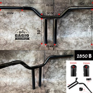 แฮน T - Bar V.2 เหล็กแฮนขนาด 25 มม เหมาะสำหรับมอเตอร์ไซค์สไตล์ คัสต้อม วินเทจ คลาสสิค คาเฟ่ เรโทร บอบเบอร์ HD อื่นๆ