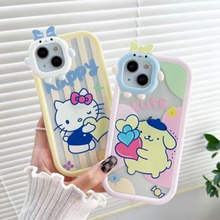 เคส Samsung A04S A13 4G A23 A33 5G A53 5G A12 A03 A03S A02S A31 M12 A13 5G M02S ซิลิโคนโทรศัพท์มือถือเคสการ์ตูน Hello Kitty Soft Shell