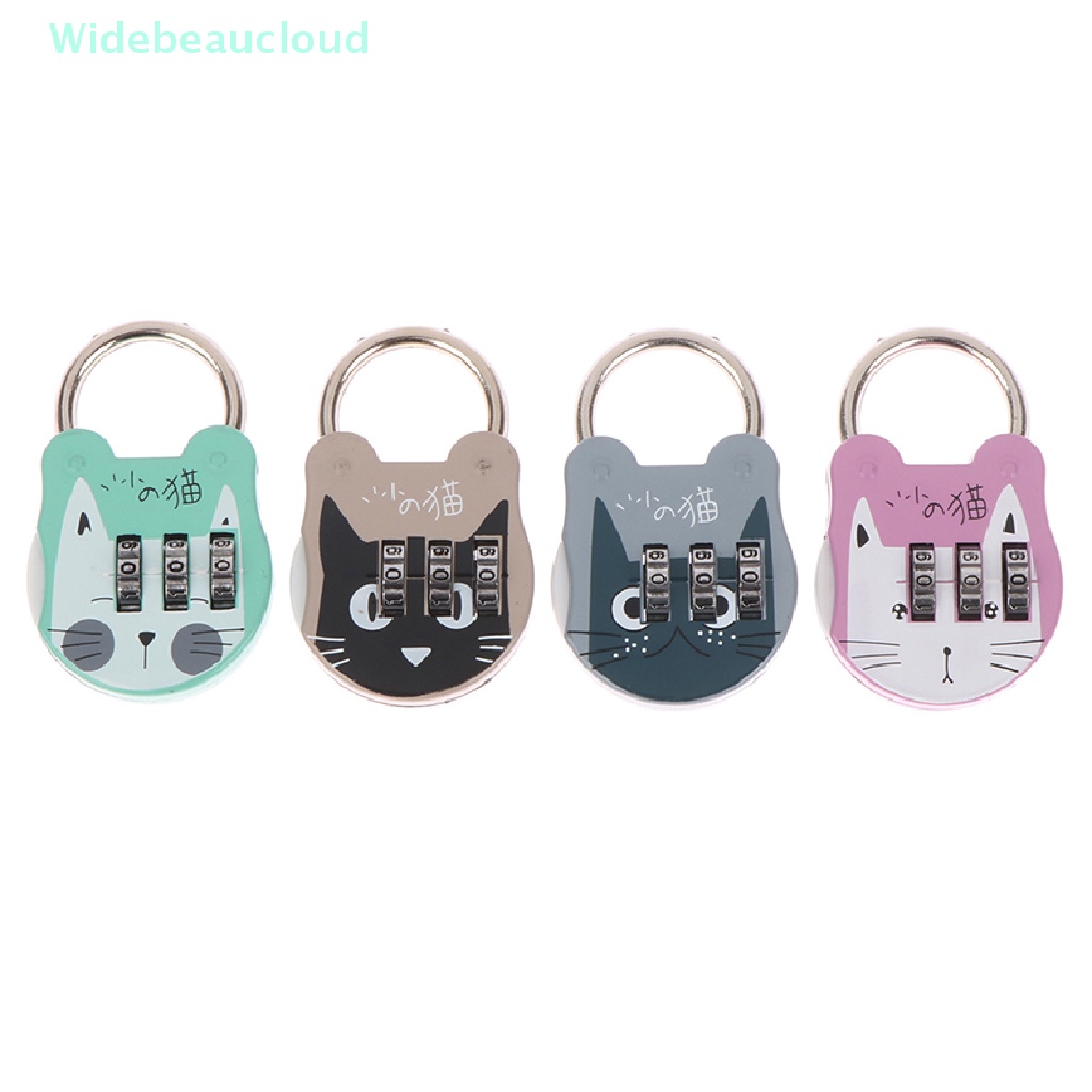 Widebeaucloud รหัสหมายเลขล็อค Anti-theft ความแข็งแรงสูงที่ถูกต้องน่ารักกระเป๋าเดินทางจํานวนรหัสผ่านล็อคสําหรับหอพักลิ้นชักโต๊ะตู้รหัสล็อคกระเป๋าเดินทาง L – โปรปัง