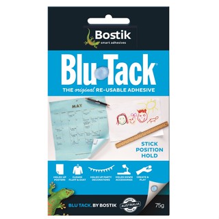 Blu tack กาวดินน้ำมันของแท้จากออสเตรเลีย Bostik Blutack (บลูแท็ค) 75 g