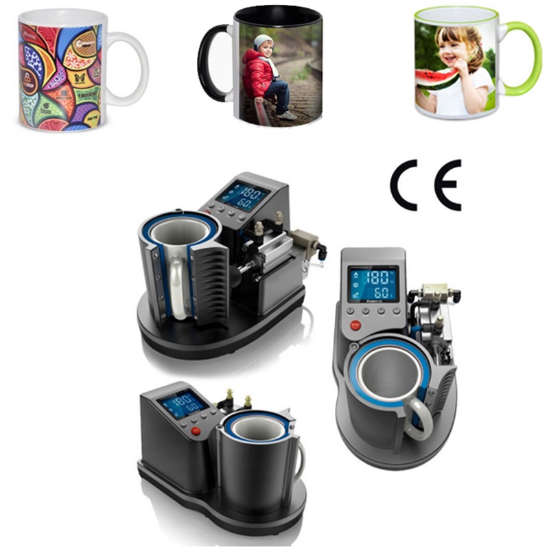 New Ariival ST-110 Pneumatic Mug Heat Press Machine Sublimation Printer 2D Digital Thermal Mug Printing Machine #8