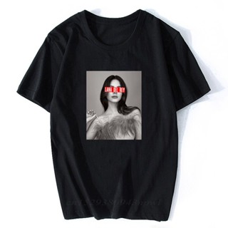 เสื้อยืดสวยๆ Lana Del Rey serin baskı rahat komik gömlek beyaz üst Tee yüksek kaliteli o-yaka yaz artı boyutu Harajuku T