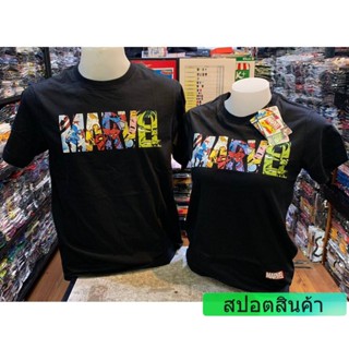 bbเสื้อยืดมาร์เวล Marvel MVH--BKbb