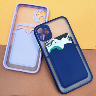 เคสเรียวมี/Realme c25/c21/c11(2021เคสขอบนิ่มหลังขุ่นช่องใส่การ์ด เคสกันกล้อง เคสใส่การ์ด เคสหลังขุ่นใช้ได้ทั้งชายและหญิง