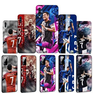 เคสโทรศัพท์มือถือ ลายการ์ตูนซุปเปอร์ซูม สําหรับ Realme C11 C20 C12 C15 C17 7i C30 C30S X3 Superzoom C33 C53 C55 C51 230411 เคสโทรศัพท์มือถือแบบนิ่ม ลาย Cristiano Ronaldo สีดํา CR7